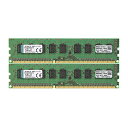 【中古】【未使用・未開封品】キングストン Kingston サーバー用 メモリ DDR3 1333(PC3-10600) 8GB×2枚 ECC Unbuffer...