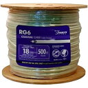 【中古】【未使用・未開封品】Southwire 56918345?500-feetデュアルシールドタイプRG 6?/ U 18?AWG同軸ケーブル、ホワイト