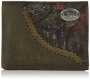【中古】【未使用・未開封品】zep-pro LSU Tigers迷彩レザー二つ折りコンチョ財布、1つサイズ、迷彩