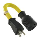 【中古】【未使用・未開封品】Conntek 1-feetジェネレータアダプタ15?u.sプラグto 20ツイストメスコネクタl5???20r by Connte...