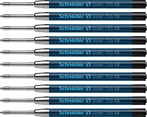 Mainframe - 【中古】【未使用・未開封品】Schneider スライダー 755 XB ペンリフィル ブラック 10本入りボックス (175501)