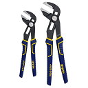 【中古】【未使用 未開封品】IRWIN Tools VISE-GRIP GrooveLock Pliers, Straight Jaw, 8- and 10-inch (1802532) by Irwin Tools