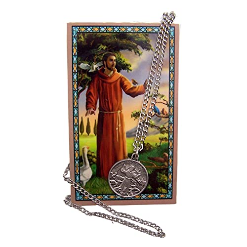 【中古】【未使用・未開封品】アッシジの聖フランチェスコ ピューターメダルペンダント 祈りカード付き【メーカー名】【メーカー型番】【ブランド名】McVan ペンダント 【商品説明】アッシジの聖フランチェスコ ピューターメダルペンダント 祈りカード付き【注意】こちらは輸入品となります。当店では初期不良に限り、商品到着から7日間は返品を 受付けております。こちらは当店海外ショップで一般の方から買取した未使用・未開封品です。買取した為、中古扱いとしております。他モールとの併売品の為、完売の際はご連絡致しますのでご了承ください。ご注文からお届けまで1、ご注文⇒ご注文は24時間受け付けております。2、注文確認⇒ご注文後、当店から注文確認メールを送信します。3、当店海外倉庫から当店日本倉庫を経由しお届けしますので10〜30営業日程度でのお届けとなります。4、入金確認⇒前払い決済をご選択の場合、ご入金確認後、配送手配を致します。5、出荷⇒配送準備が整い次第、出荷致します。配送業者、追跡番号等の詳細をメール送信致します。6、到着⇒出荷後、1〜3日後に商品が到着します。　※離島、北海道、九州、沖縄は遅れる場合がございます。予めご了承下さい。お電話でのお問合せは少人数で運営の為受け付けておりませんので、メールにてお問合せお願い致します。営業時間　月〜金　10:00〜17:00お客様都合によるご注文後のキャンセル・返品はお受けしておりませんのでご了承下さい。