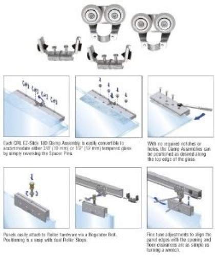 š̤ۡѡ̤ʡC.R. LAURENCE CRL3927 CRL EZ-Slide 180 Rollers and Stops C.R. Laurence [¹͢]