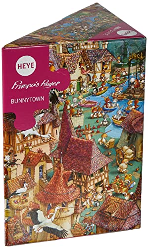 【中古】【未使用・未開封品】HEYE Puzzle ヘイパズル 29496 Fran?ois Ruyer : Bunnytown (1000 pieces)