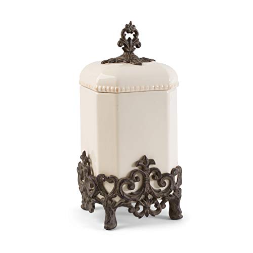 【中古】【未使用・未開封品】Medium Provencial Canister - Cream 【中古】【未使用・未開封品】Medium Provencial Canister - Cream