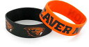 yÁzygpEJiz(Oregon State Beavers) - NCAA Silicone Rubber Bracelet Set, 2-Pack