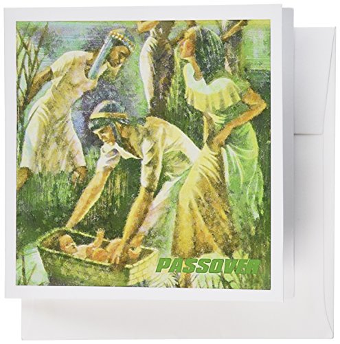 【中古】【未使用・未開封品】フローレンJewishテーマ???Moses inバスケットPassoverシーン???グリーティングカード Set of 12 Greeting Cards