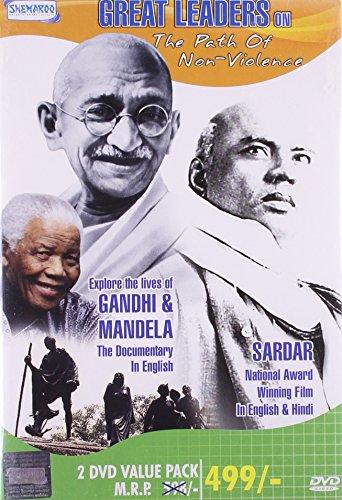 【中古】【未使用・未開封品】Great Leaders on the Path of Non-violence (Double Disc Dvd) Exploring the Life of Gandhi & Madela Documentary and Sardar