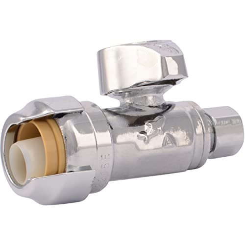 【中古】【未使用・未開封品】Straight Stop Valve, Quarter Turn, 1/2 x 1/4-In. -23337-0000LF(4.0)