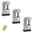 【中古】【未使用・未開封品】マスターロック???( 3?) Keyed Alikeトレーラー&マルチ目的Padlocks、37?ka-3(4)