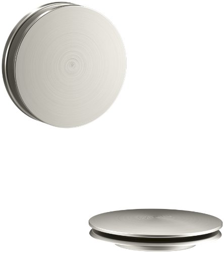 Kohler k-t37395-cp Pureflo ContemporaryプッシュボタンBath Drainトリム、ポリッシュCHR K-T37395-BN 1