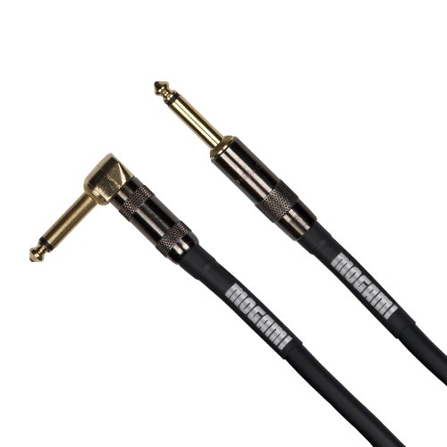 【中古】【未使用・未開封品】Mogami PLATINUM GUITAR-06R Instrument Cable, Gold 1/4 TS Right Angle to Straight Plug, 6 ft. by Mogami