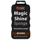 【中古】【未使用・未開封品】(Brown) - Jobsite Instant Express Leather Boot & Shoe Shine Sponge 1 Pack Brown