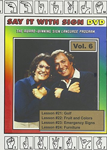 【中古】【未使用・未開封品】Say it with Sign - Volume 6: Lessons 21, 22, 23 and 24