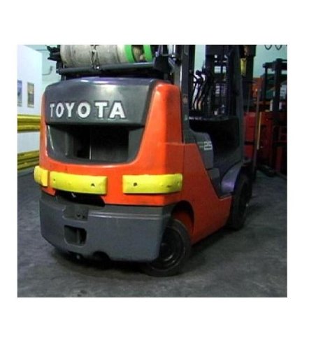 IRONguard 70-1110 PVC Plastic Safe Bump Forklift Protector with Two 100lbs Magnets and VHB, 18 Length x 4 Width x 1.5 Depth by IRONguar