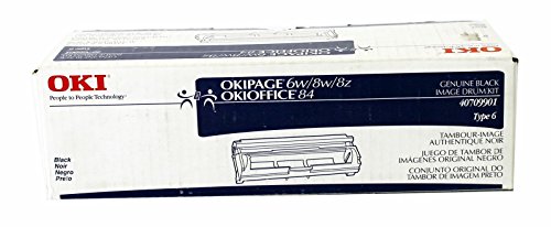 Okidata 40709901 Type 6 - Drum kit - 1 x black - 10000 pages - for OKIOFFICE 84, 87, OKIPAGE 6w, 8w, 8w Lite, 8z by Oki Data