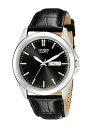 【中古】【未使用・未開封品】Citizen Quartz Leather Strap Black Dial Men's Watch - BF0580-06E【並行輸入品】