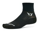 【中古】【未使用・未開封品】Swiftwick- ASPIRE TWO ランニング&サイクリングソックス 男女兼用 | 通気性 圧縮フィット クォータークルー ...