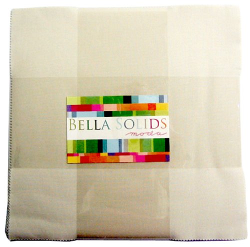 【中古】【未使用・未開封品】Moda Bella Solids Natural Layer Cake 42 10-inch Fabric Squares 9900LC-12 by moda