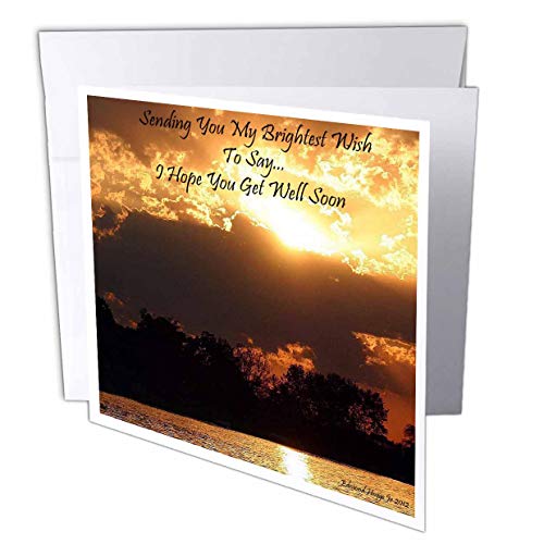 【中古】【未使用・未開封品】Edmond Hogge Jr Get Well Soon???Golden Sunset Get Well Soon???グリーティングカード Set of 12 Greeting Cards