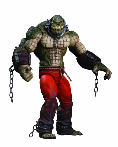 【中古】【未使用・未開封品】DC Direct Batman: Arkham City: Killer Croc Deluxe Action フィギュア