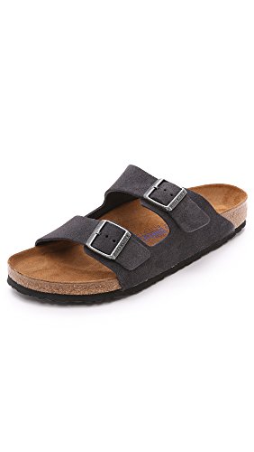 š̤ۡѡ̤ʡ[ӥ륱󥷥ȥå] Unisex Arizona Velvet Gray Sandals - 36 N EU...