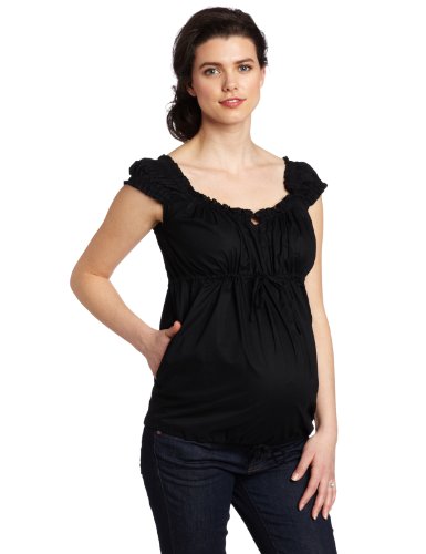 【中古】【未使用・未開封品】Ripe MaternityレディースPiper Top US サイズ: L カラー: ブラック