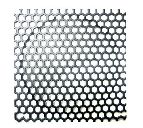 【中古】【未使用・未開封品】140mm スチールメッシュフィルターグリル 大きなハニカム6mm穴付き - ブラック 【中古】【未使用・未開封品】140mm スチールメッシュフィルターグリル 大きなハニカム6mm穴付き - ブラック