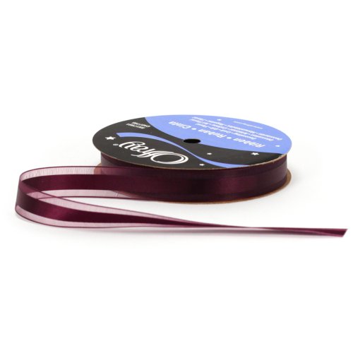 【中古】【未使用・未開封品】Offray Garbo Satin and Sheer Craft Ribbon, 5/8-Inch Wide by 20-Yard ..