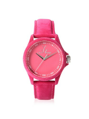 ToyWatch Women 's pe03ps Sartorial only time Pink Velvet Watch