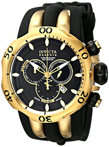 【中古】【未使用・未開封品】Invicta Men's 10833 Venom Reserve Chronograph Black Dial Watch