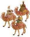 【中古】【未使用・未開封品】3-Piece Fontanini 13cm Three Kings on Camels Christmas Nativity Figure Set 71514(2)