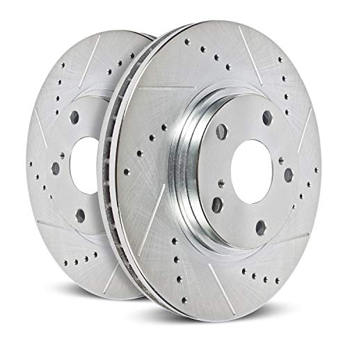 【中古】【未使用・未開封品】Power Stop JBR559XPR フロントエボリューション ドリル&スロットローター ペア