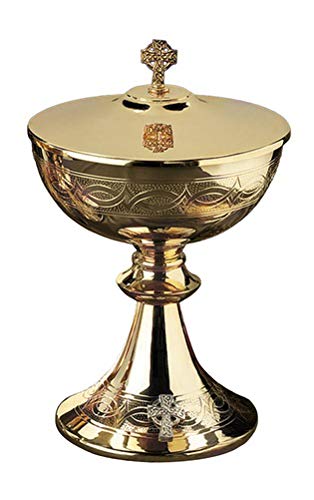 【中古】【未使用・未開封品】Etched Celtic Cross Ciborium with Cover【メーカー名】【メーカー型番】【ブランド名】Faithful Gifts ワイングラス 【商品説明】Etched Celtic Cro...