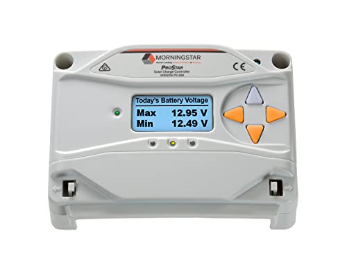 MorningStar ProStar PS-30 PWMソーラー充電コントローラ、30 Amp 12/24ボルト