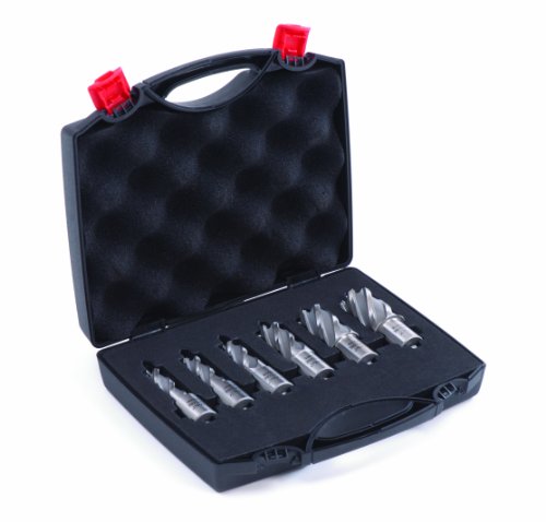 【中古】【未使用 未開封品】Evolution Power Tools A-CC6SET-1 CYCLONE Premium 1-Inch Annular Cutter Set with Pilot Pins-For Use With Magnetic Drills, 6-Piece by Evo
