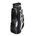 【中古】【未使用・未開封品】Revelation Golf Commander デラックスカートバッグ 14ウェイトップ ブラック/シルバー