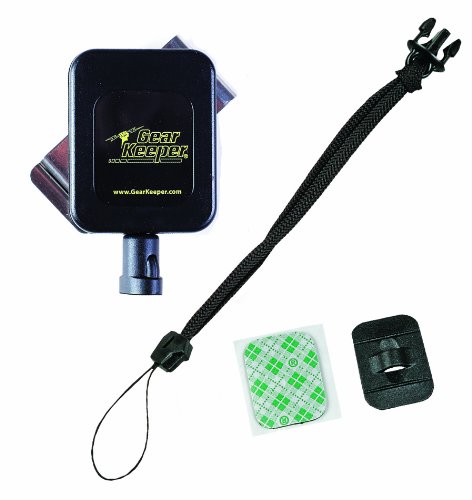 Gear Keeper RT4-5450 Phone Keeper Locking Cell Phone Retractor with Stainless Steel Rotating Belt Clip, 60 lbs Breaking Strength, 6 oz