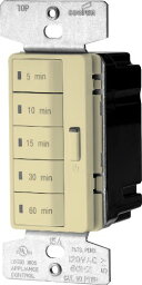 【中古】【未使用・未開封品】Eaton PT18M-V-K 1800-Watt 15-Amp 125-Volt 5-Button Minute Timer with Auto- Off, Ivory by Eaton