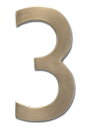 【中古】【未使用・未開封品】Architectural Mailboxes 3585AB-3 Solid Cast Brass 5 in. Antique Br...