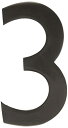 【中古】【未使用・未開封品】Architectural Mailboxes 3585SN-3 Solid Cast Brass 5 in. Satin Nick...