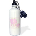 【中古】【未使用・未開封品】3dRose wb_44771_1 Cute Orange Tabby Kitten Sports Water Bottle, 21...