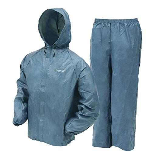 š̤ۡѡ̤ʡ(X-Large, Blue) - Frogg Toggs Ultra-lite2 Rain Suit W/stuff Sack - X-large, Blue