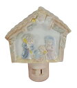 【中古】【未使用・未開封品】コスモス5679?Fine Porcelain Holy Familyナイトライト、4???1?/ 4インチ