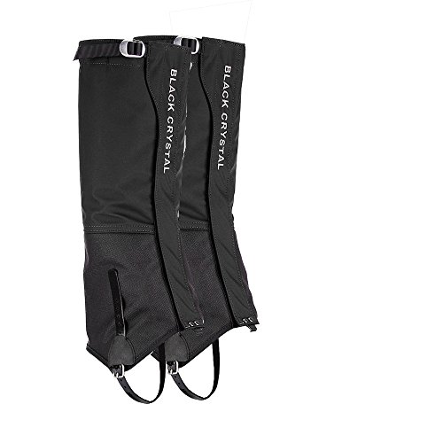 【中古】【未使用・未開封品】Black Crystal Hiking Ski Snow Gaiters Waterproof Breathable Nylon Me..