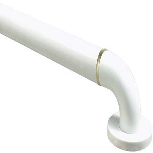 C.D. Sparling PQC-24-WH-NK 60cm Modular Grab Bar, White/Nickel Trim