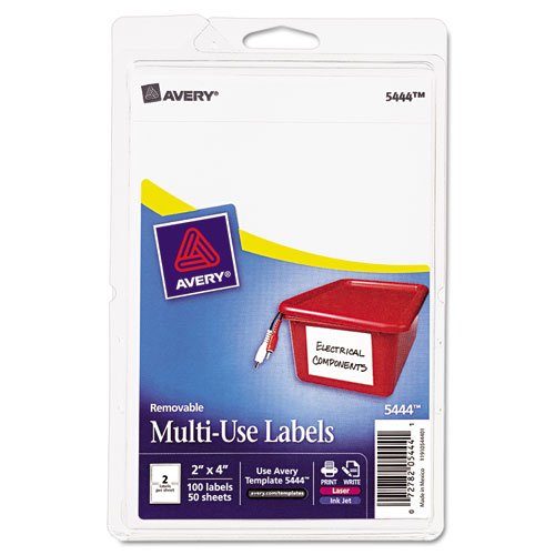 Hewlett Packard - 【中古】【未使用・未開封品】Avery 多目的 取り外し可能 長方形ラベル