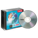 【中古】【未使用・未開封品】CD-RW ディスク 700MB/80分 4X スリムジュエルケース付き シルバー 10枚パック