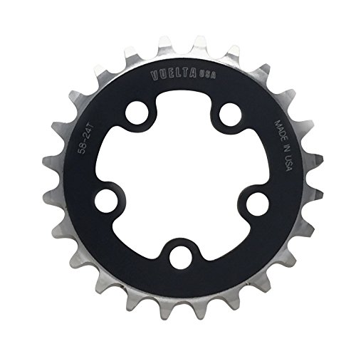 š̤ۡѡ̤ʡVuelta Mtn flat chainring, 58BCD - 20T black by Vuelta